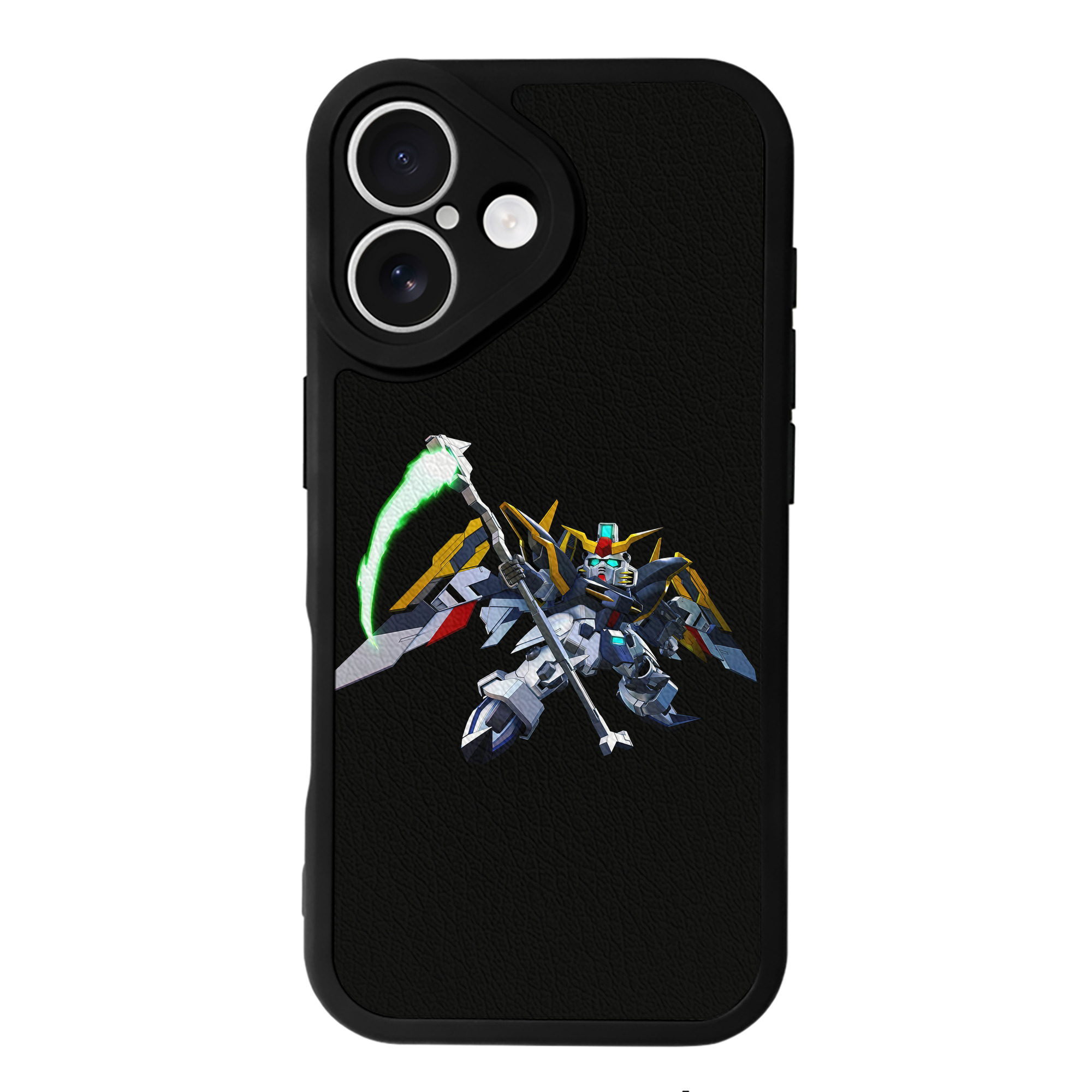（画像用） 機動戦士ガンダム Mobile Suit Gundam 【iPhone 16シリーズ対応】シリコンスマホケース（レザー調） 材質：シリコン